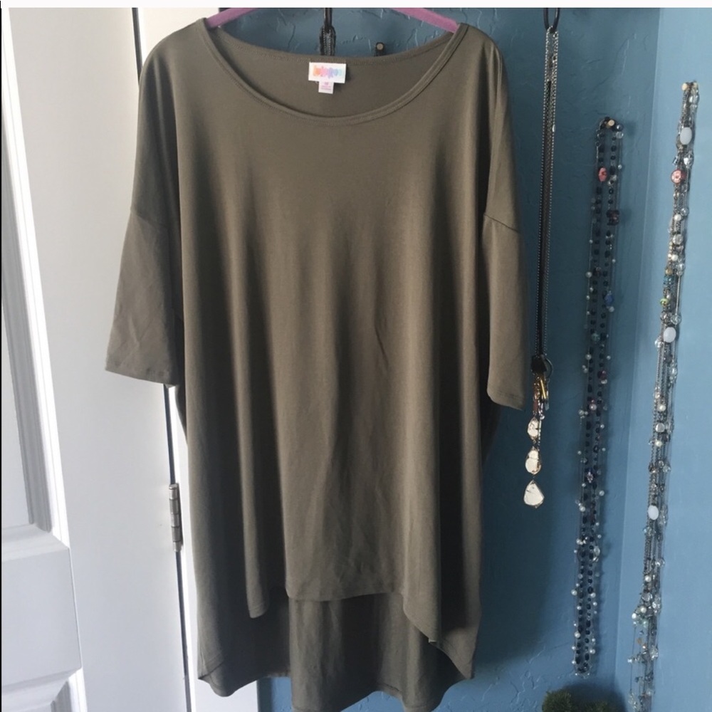 Lularoe Olive Green Irma Top
